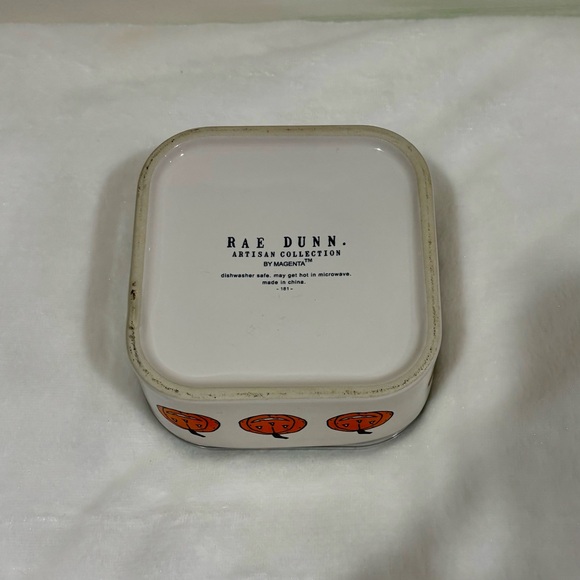 Rae Dunn Pumpkin “Spooky” Ceramic Tupperware - Picture 4 of 7